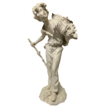 CAMPESINO CON CESTA DER UVAS, 38 CM
