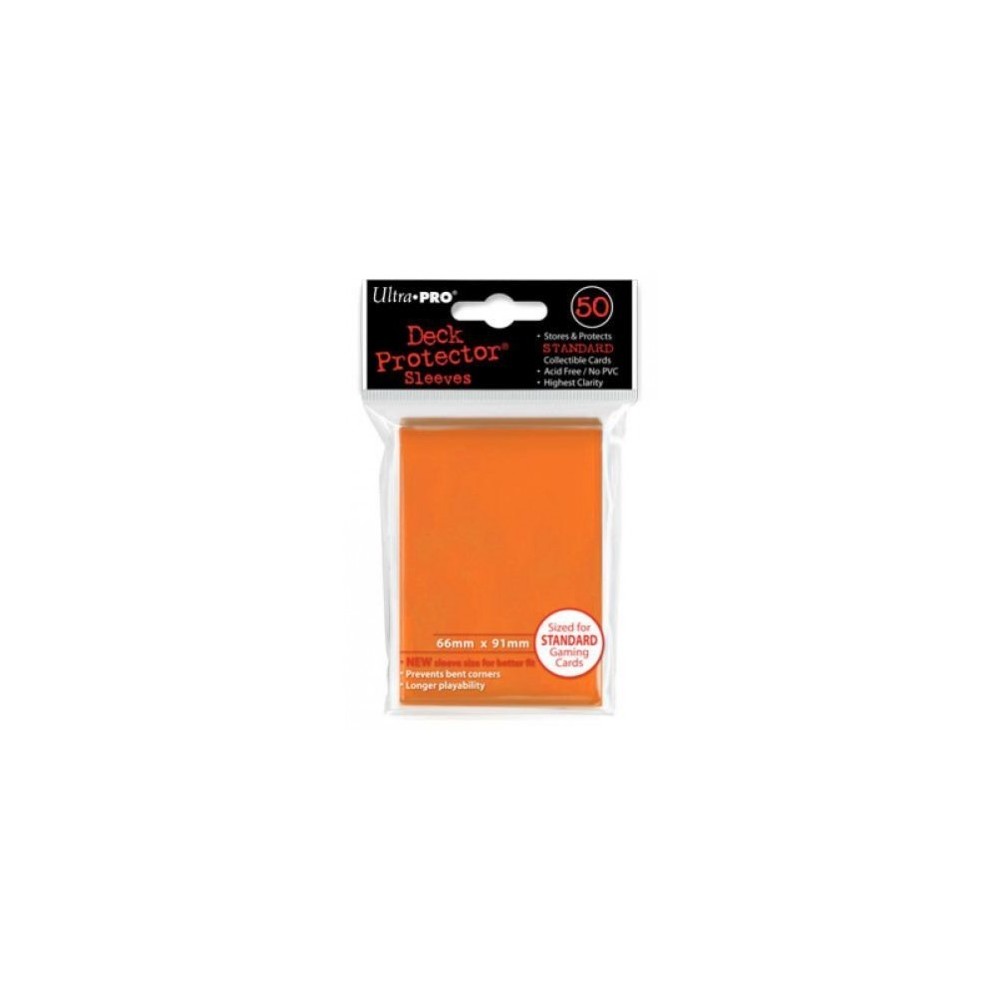 SLEEVE NEW ORANGE STDR, 50 UNID  (FUNDAS DE CARTAS)