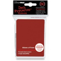 SLEEVE NEW RED STDR, 50 UNID  (FUNDAS DE CARTAS)