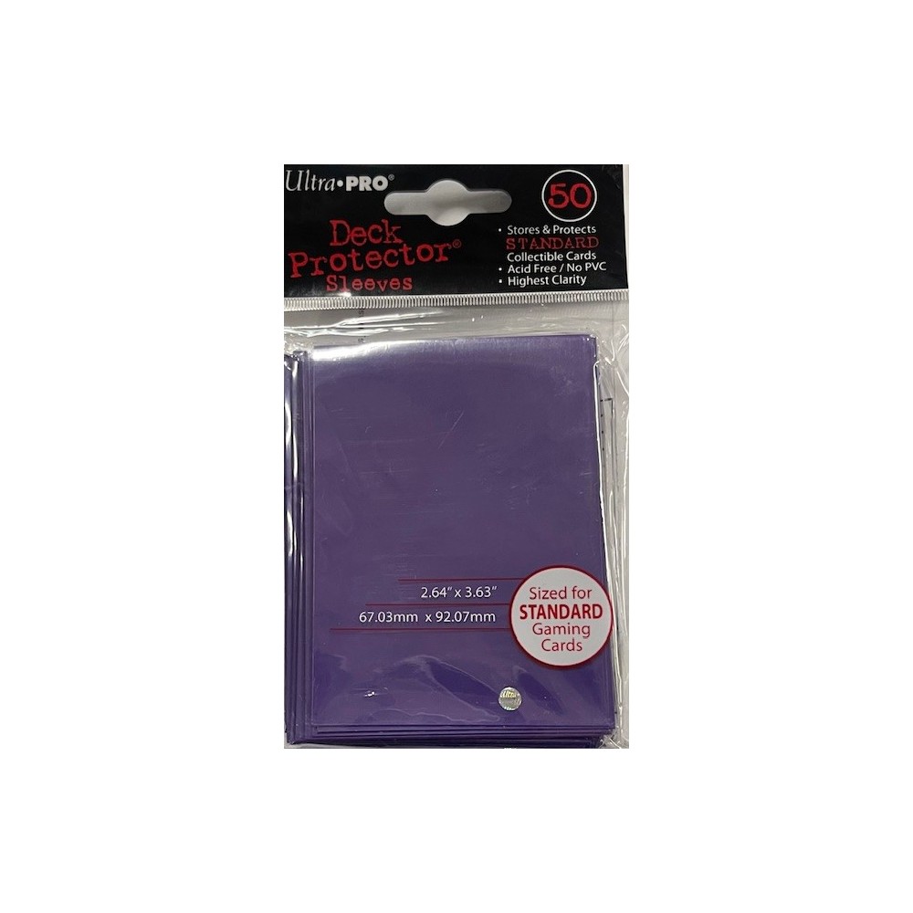 UPDPSPP SOLID DP PASSION PURPLE, 50 UNID  (FUNDAS DE CARTAS)