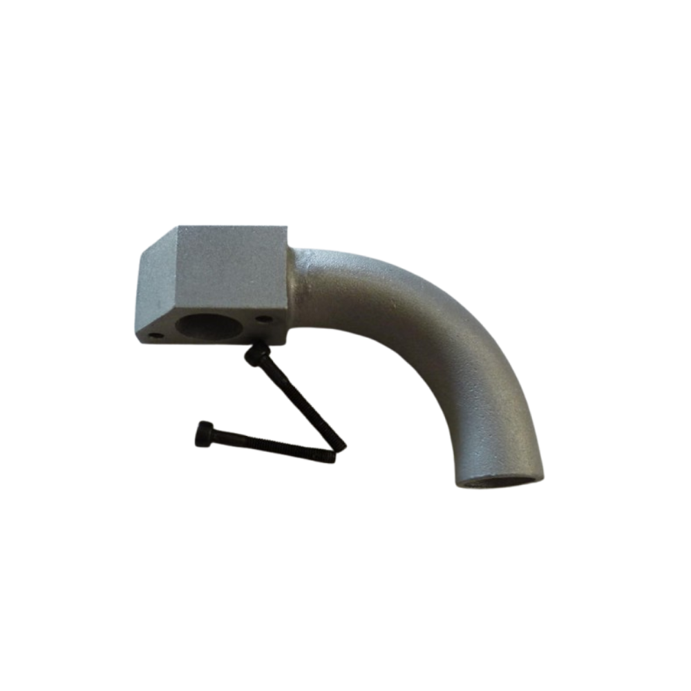 COLECTOR DE 180 GRADOS PARA MOTOR 21  (CODO)  (24 MM ENTRE AGUJEROS)