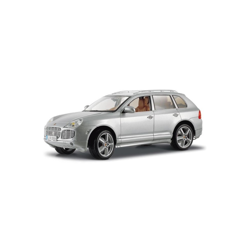 PORSCHE CAYENNE TURBO, 1/18  PLATA
